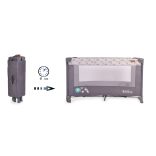 Cangaroo Africa 1 szintes utazóágy 14 kg-ig szürke