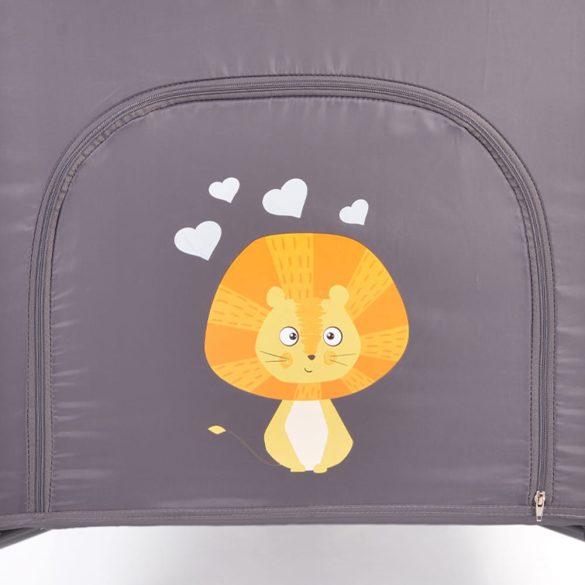 Cangaroo Africa 1 szintes utazóágy 14 kg-ig szürke