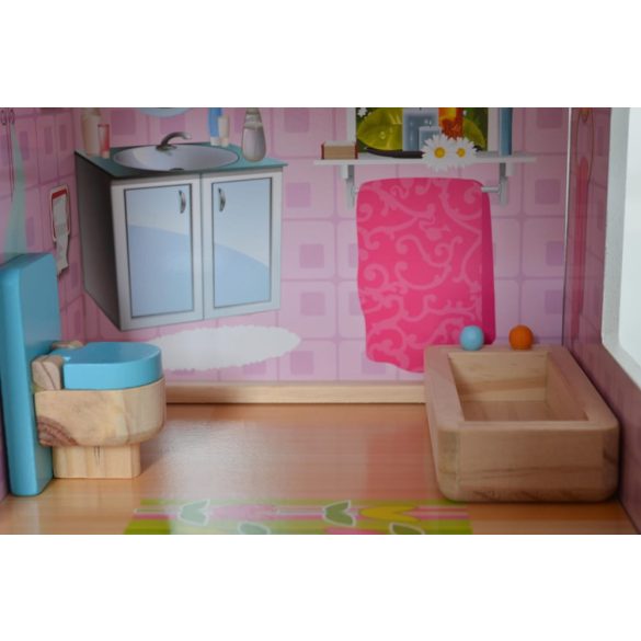 Moni Toys Mila babaház 70cmx62x31cm