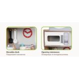 Moni Toys Fajáték fa kiskonyha 15db