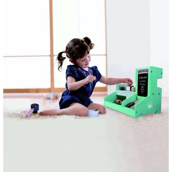 Moni Toys Fajáték fa kávézó
