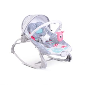 MONI Lovely forest pihenőszék erdei állatos 9kg szürke