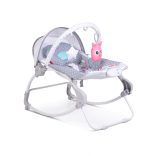 MONI Lovely forest pihenőszék erdei állatos 9kg szürke