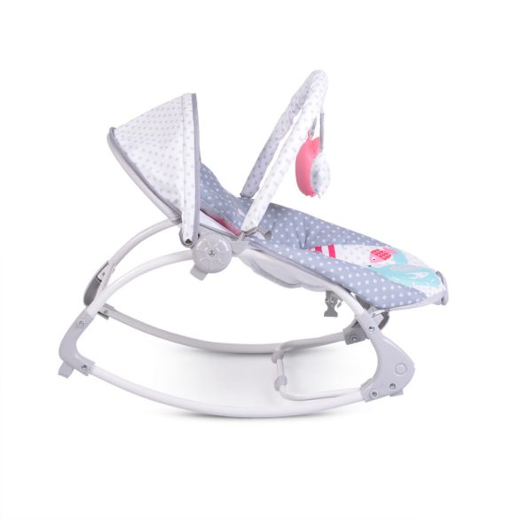 MONI Lovely forest pihenőszék erdei állatos 9kg szürke