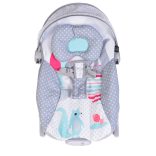 MONI Lovely forest pihenőszék erdei állatos 9kg szürke