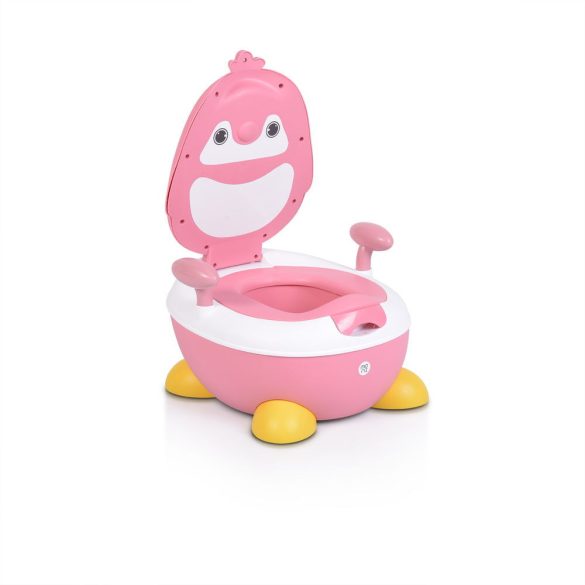 RIKO bili pingvin karfával, talpakkal, kivehető tartály PINK