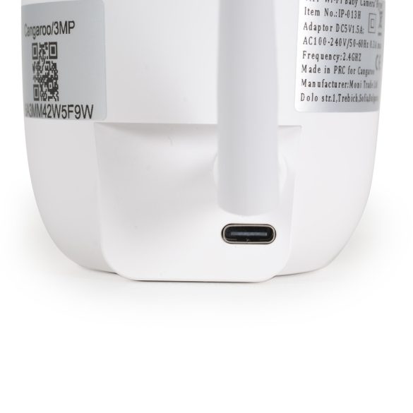 Cangaroo Hype bébiőr, kamera, wifis 360ban forgatható, led /eva