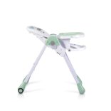 MUFFIN multifunkciós etetőszék, mintás, 2 kerékkel MENTA