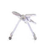 MUFFIN multifunkciós etetőszék, mintás, 2 kerékkel SZÜRKE