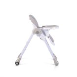 MUFFIN multifunkciós etetőszék, mintás, 2 kerékkel SZÜRKE