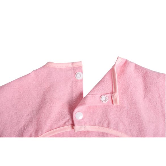 TEA TIME előke hosszú ujjas PINK