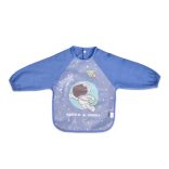 TEA TIME előke hosszú ujjas KÉK