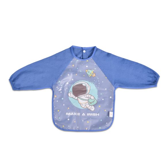 TEA TIME előke hosszú ujjas KÉK