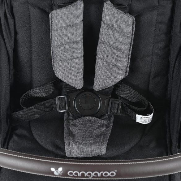 Cangaroo Easy fold babakocsi könnyen csukódó fekete