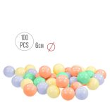 MOCHTOYS 100 dbos labda zsákban PASZTELL