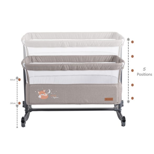 Cangaroo Always together babaöböl -kiságy bézs