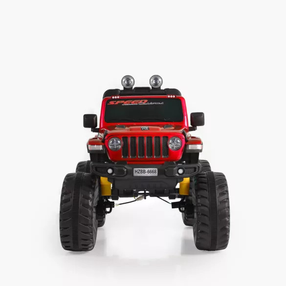 MONI BO fuego jeep 3 seb., 4 motoros 30 kg piros metál