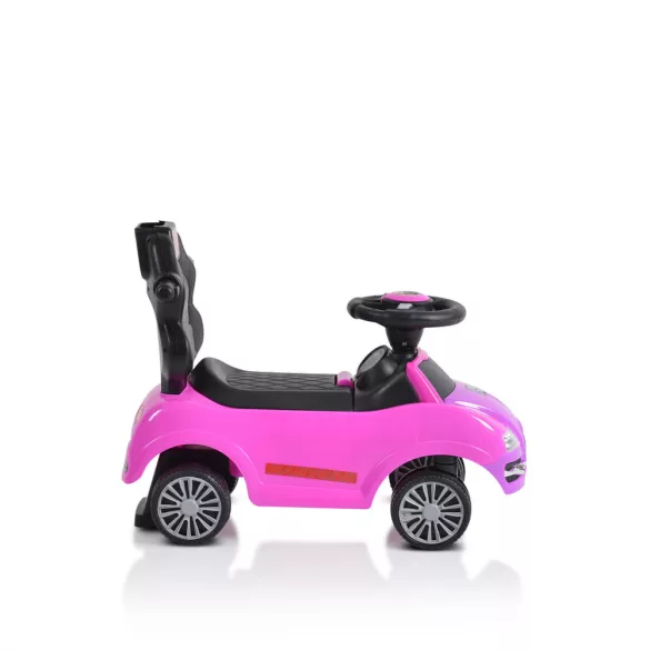 MONI Rider beülős autó tolókarral pink