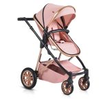 MONI Midas átalakítható sport/mózes babakocsi + táska, +fekvőbetét PINK