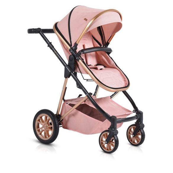 MONI Midas átalakítható sport/mózes babakocsi + táska, +fekvőbetét PINK