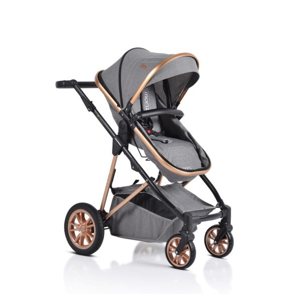 MONI Midas átalakítható sport/mózes babakocsi + táska, +fekvőbetét SZÜRKE