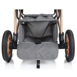MONI Midas átalakítható sport/mózes babakocsi + táska, +fekvőbetét SZÜRKE