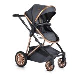 MONI Midas átalakítható sport/mózes babakocsi + táska, +fekvőbetét FEKETE