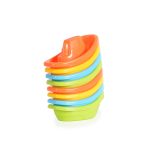 Műanyagjáték fürdőjáték egymásra rakható HAJÓK