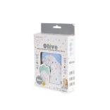 Cangaroo Olive szilikon rágóka fogzáshoz kék