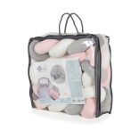 Cangaroo Braidy fonott fejvédő 180cm pink/szürke