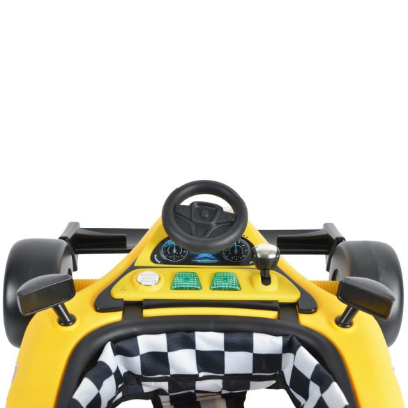 Cangaroo Daytona bébikomp 2in1 rezgő, autós sárga