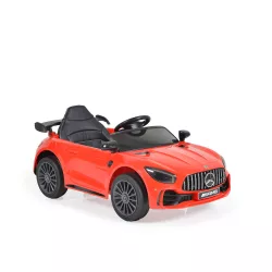 BO Mercedes AMG GTR elektromos autó 2 motorral PIROS