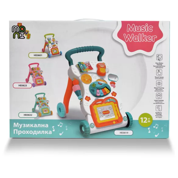 Moni Toys Dreams járássegítő műanyag 2in1 pink