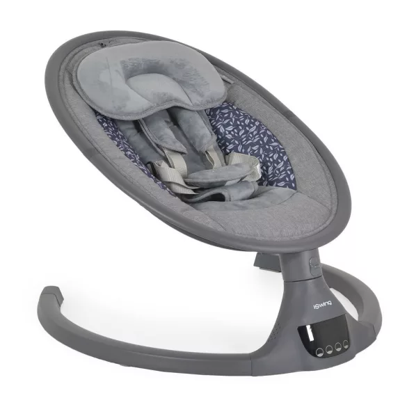 Iswing elektromos hinta, 9 kg, 5seb., szúnyoghálóval GRAFIT