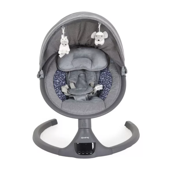 Iswing elektromos hinta, 9 kg, 5seb., szúnyoghálóval GRAFIT