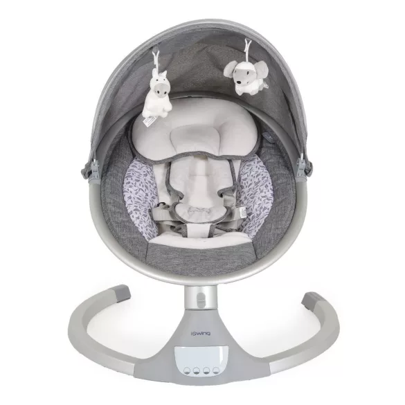 Iswing elektromos hinta, 9 kg, 5seb., szúnyoghálóval EZÜST