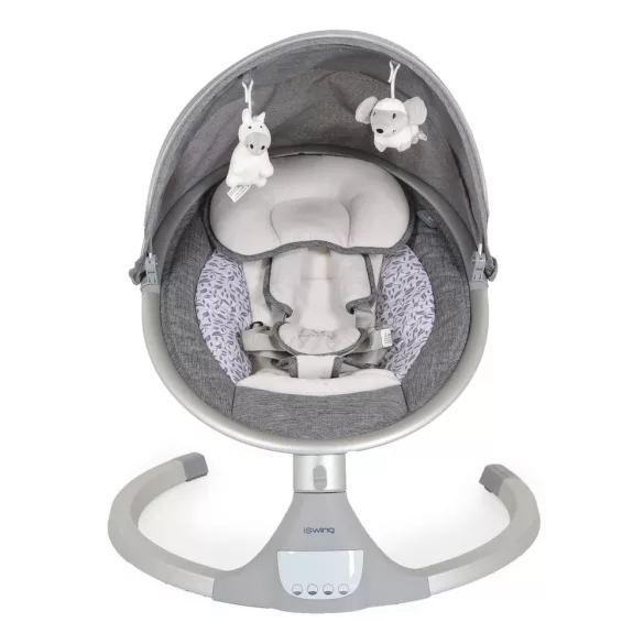 Iswing elektromos hinta, 9 kg, 5seb., szúnyoghálóval EZÜST