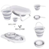 Cangaroo Hawaii összecsukható kád+ vödör szürke