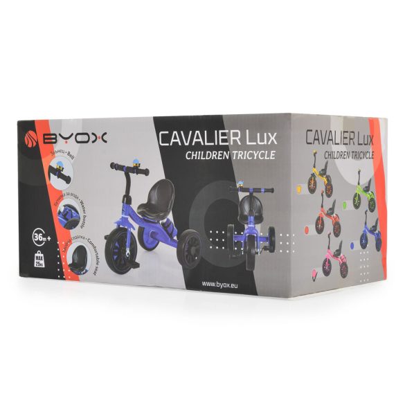 BYOX Cavalier lux 3 kerekű- tricikli pink