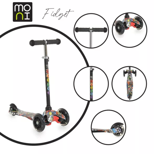 MONI Fidget roller fekete
