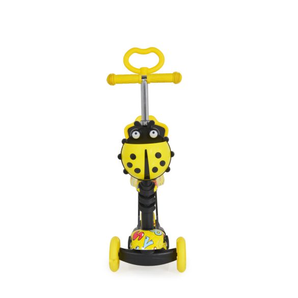 Lollipop katicás 3in1 átalakítható roller üléssel - Sárga