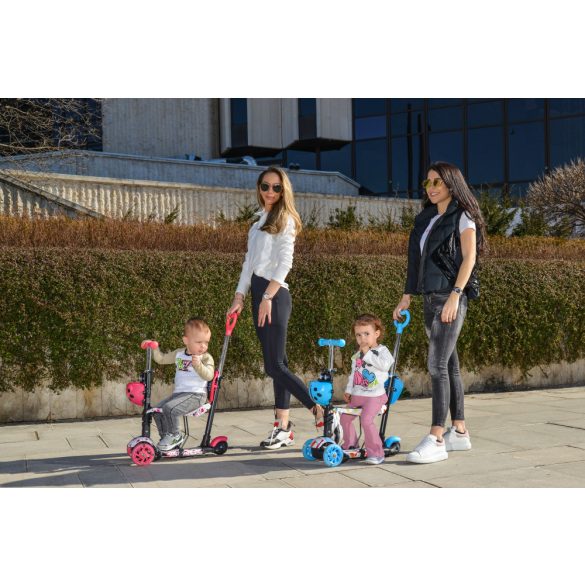 Lollipop katicás 3in1 átalakítható roller üléssel - Sárga