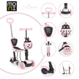 MONI Lollipop roller üléssel katicás pink