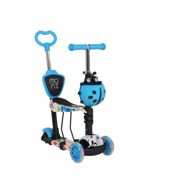 MONI Lollipop roller üléssel katicás kék