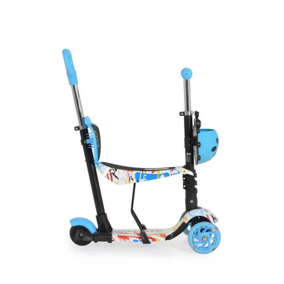 MONI Lollipop roller üléssel katicás kék