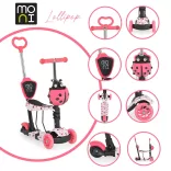 MONI Lollipop roller üléssel katicás piros