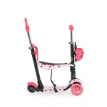 MONI Lollipop roller üléssel katicás piros