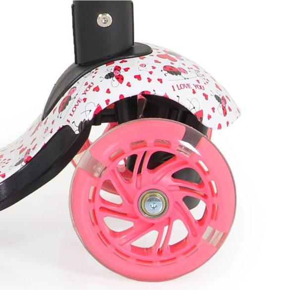 MONI Lollipop roller üléssel katicás piros