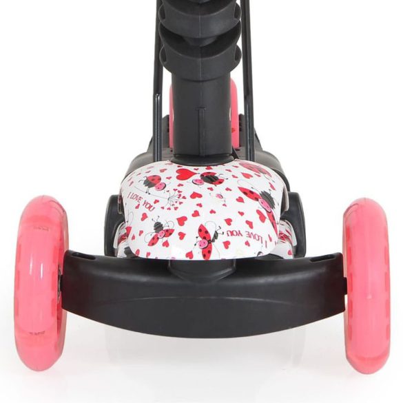 MONI Lollipop roller üléssel katicás piros