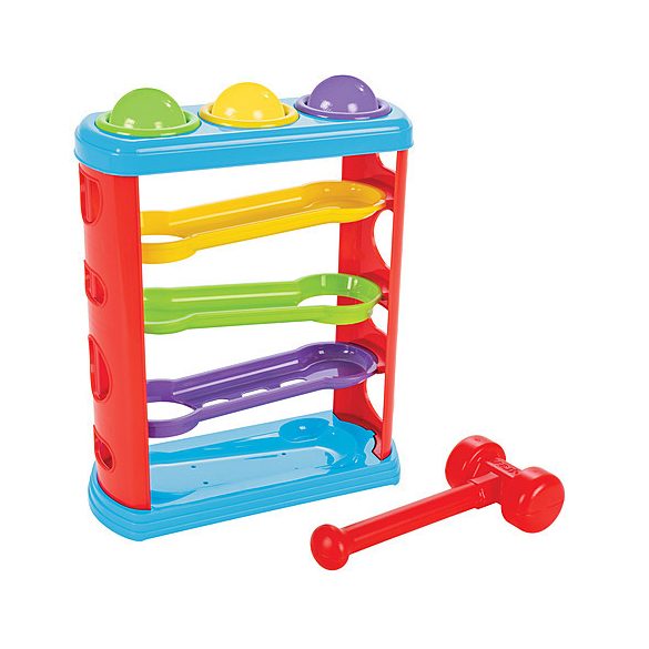 PILSAN Mini golyópálya 03351 műanyag színes, 3 golyóval